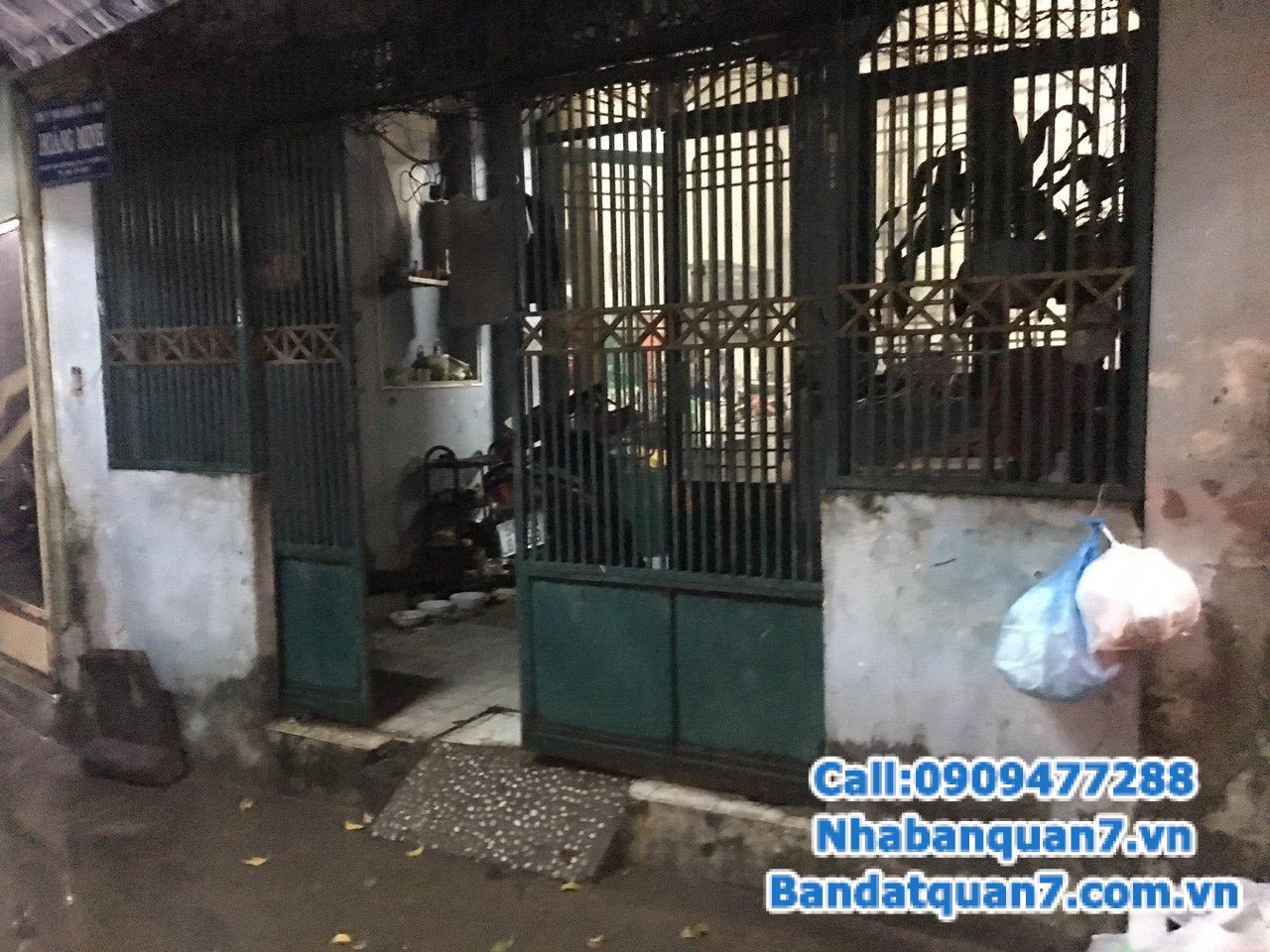 Bán nhà hẻm 791 Trần Xuân Soạn Quận 7 giá 3 tỷ, LH 0909477288